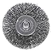 2" Brush OD x 3/4" Face Width, Crimped Steel Wheel Brush