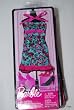 Barbie Fashion Teal Dress with Pink Flowers Fushia RIbbon