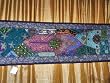 Spectacular Zardozi India Sari Tapestry Wall Hanging Table Runner