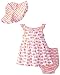 Gerber Baby and Little Girls' Sundress and Hat Set