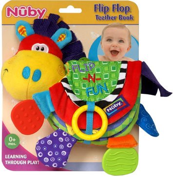 Nuby Flip Flop Baby Teether Book