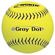 Worth YS40 YELL Synth Gray Dot 12 Inch Softball