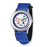 Disney Kids Phineas & Ferb Blue Velcro Band Time Teacher Watch