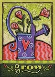 Outdoor Living : Toland, Bright Watering Can Garden Flag, 12.5' x 18', #117055