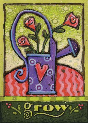 Toland, Bright Watering Can Garden Flag, 12.5 x 18, #117055