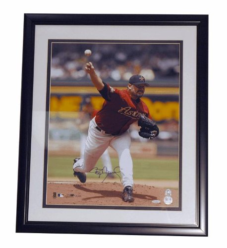 Autographed Roger Clemens Houston Astros Autographed Framed and Matted 16x20 Photo