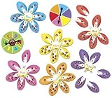 American Educational Puzzles 8-G-036 Lady Bug Flower Game
