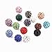 HYBEADS 100pcs/lot Gradient Colorful 10mm Crystal Shamballa Beads Pave Clay Dico Ball for Shamballa Bracelet Necklace