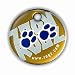51WV0DSk4zL. SL75  10 Karat Yellow Gold High Polish Floral Dog Tag with 18 chain