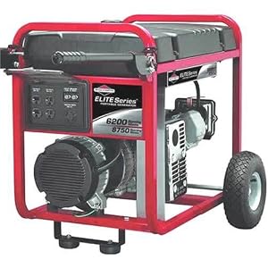 Briggs and Stratton Elite Series 8,750 Watt 11 HP OHV Gas Powered Portable Generator With Electric... by 
