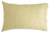 DKNY Striped Vista Citrus Leaf Pillowcases, Soft Lemon
