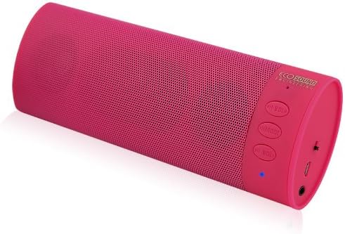 ECO Sound Engineering ECO-V800-12374 Bluetooth Stereo Speaker with Mic - Retail Packaging - Pink