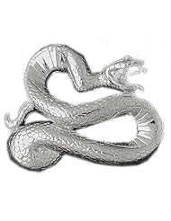 Clevereves 14K White Gold Pendant Rattle Snake 15.2 - Gram(s)