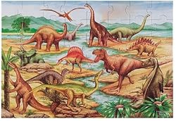 Melissa & Doug 421 Dinosaurs Floor (48 pc)
