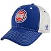 adidas Detroit Pistons Royal Blue Pinwheel Flex-Fit Hat