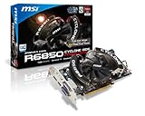 MSI Radeon HD 6850 1 GB DDR5 2DVI/ HDMI/DisplayPort PCI-Express Video Card, R6850 CYCLONE PE/OC