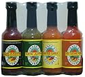 Dave's Top Four Hot Sauce Sampler with Insanity Sauce. The Best Way to Sample the World Famous Dave's Insanity Sauce Along Side Three Other Top Selling Dave's Gourmet Hot Sauces. A Great Gift Set and Fun To Eat and Cook. New Reduced Shipping!!