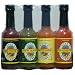Dave's Top Four Hot Sauce Sampler with Insanity Sauce. The Best Way to Sample the World Famous Dave's Insanity Sauce Along Side Three Other Top Selling Dave's Gourmet Hot Sauces. A Great Gift Set and Fun To Eat and Cook. New Reduced Shipping!!