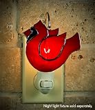 SWITCHABLES Stained Glass Night Light COVER - CARDINAL SW086 - LIGHT FIXTURE SOLD SEPARATELY