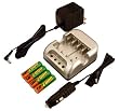 Battery-Biz Inc. Ultra Fast AA/AAA NiMH Battery Charger with 4 AA NiMH Batteries