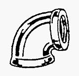 5 each: Malleable Black Iron Elbow (520-004BG)