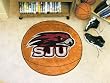 Saint Joseph's Hawks 29" Round Basketball Floor Mat (Rug)
