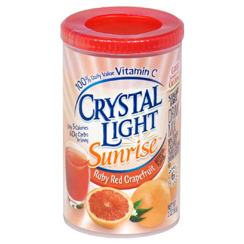 Crystal Light Sunrise Ruby Red Grapefruit, 2-Ounce Unit (Pack of 6)