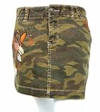 ABS Jeans - ABS Jeans Embroidered Camouflage Mini