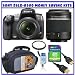 Sony Alpha DSLRA500L 12.3MP Digital SLR Camera w/ Sony 18-55mm f/3.5-5.6 SAM DT Lens + Sony 55-200mm f/4-5.6 SAM DT Telephoto Zoom Lens + Willoughbys 4GB SDHC Starter Pack