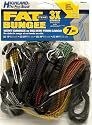 Highland 9414700 Fat Strap Bungee Cord Assortment - 7 Piece