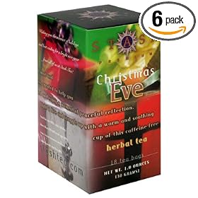 Stash Premium Christmas Eve Herbal Tea, Tea Bags, 18-Count Boxes (Pack of 6)