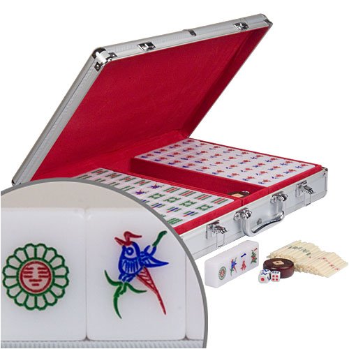 Childrens Toyshop  Toys : EXTRA LARGE Tiles Chinese Mahjong Game Set