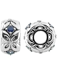 Storywheel® Flowers Set Sapphiresdiamonds Bead / Charm