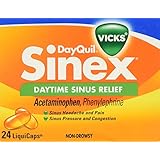 Vicks Dayquil Sinex Daytime Sinus Relief Liquicaps 24 Count
