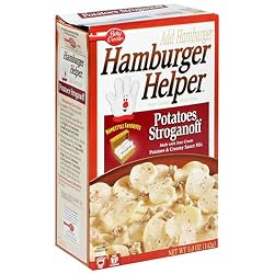 Betty Crocker Hamburger Helper Potatoes Stroganoff, 5-Ounce Boxes (Pack of 12)
