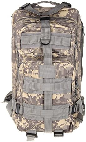 Pioneer TEC Canvas Tactical Camping Hiking Backpack Gray