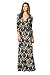 On Trend Paris Dress Baroque Bohemian 3/4 Sleeve Long Maxi Dress