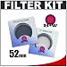 B+W 52mm TWO Glass Filters Kit with B+W UV and Circular PL Polarizer Filter for Canon, Nikon, Olympus & Pentax Lenses with 52mm Filter Size
