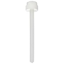 Nylon 6/6 Thumb Screw, Knurled Head, Slotted Drive (Metric)