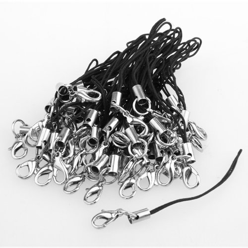 Produkt-Bild: 100 Handyband Handykette Handyschmuck Handyanh&auml;nger 1mm