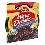 Betty Crocker Warm Delights, Molten Chocolate Cake, 3.35-Ounce Bowls (Pack of 8)
