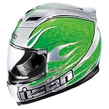 Icon Airframe Claymore Chrome Green - Free Shipping - New 2010