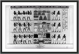 Historic Print (L): [Egyptian antiquities in the Sudan]: Grand procession, part 2, from a tomb at Thebes