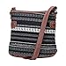 Squirrel Aztec Tribal Crossbody Woven Fabric Bag