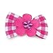 Aria Cotton Gingham Dog Bows Canister, 48-Pack