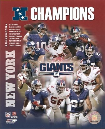 Buy New York Giants 2007 NFC Champions 8x10 Photo by Photofile