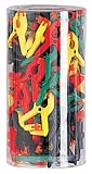 MULTI-COLOR PLASTIC SPRING-CLAMP 100-PIECE SET