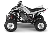 Silver Star AMR Racing Yamaha Raptor 660 ATV Quad Graphic Kit - Reloaded: Silver