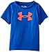 Under Armour Baby-Boys Infant Solid Big Logo Short Sleeve Blue