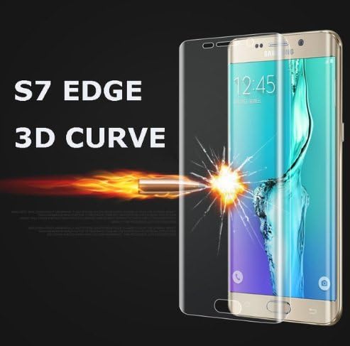 High Quality PET Soft Film For Samsung Galaxy S7 Edge 3D Round Toughed Full Cover Protective Film Screen Protector Guard
